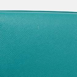 Hermès Vert Jade/Gris Perle Epsom Leather Palladium Finish Kelly Sellier 28 Bag