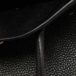 Hermes Noir Togo Leather Palladium Finish Birkin 30 Bag