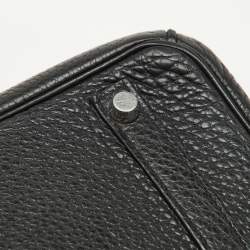 Hermes Noir Togo Leather Palladium Finish Birkin 30 Bag