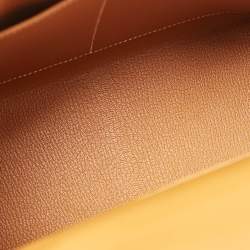 Hermes Natural Sable Butler Leather Gold Finish Kelly Sellier 28 Bag