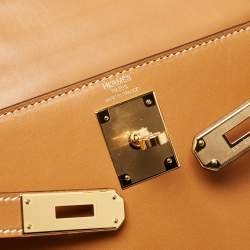Hermes Natural Sable Butler Leather Gold Finish Kelly Sellier 28 Bag