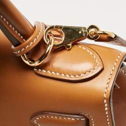 Hermes Natural Sable Butler Leather Gold Finish Kelly Sellier 28 Bag