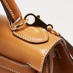 Hermes Natural Sable Butler Leather Gold Finish Kelly Sellier 28 Bag