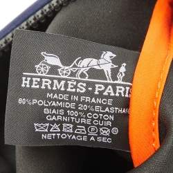 Pre Owned Hermes Bleu Marine Neoprene Medium Neobain Case