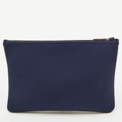 Pre Owned Hermes Bleu Marine Neoprene Medium Neobain Case