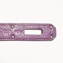 Hermes Ultraviolet Togo Leather Palladium Finish Jypsiere 28 Bag