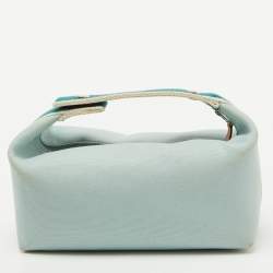Hermes Eucalyptus Toile H Canvas Small Bride-a-Brac Case