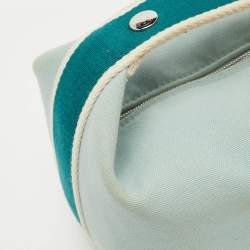 Hermes Eucalyptus Toile H Canvas Small Bride-a-Brac Case