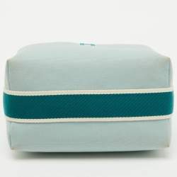Hermes Eucalyptus Toile H Canvas Small Bride-a-Brac Case