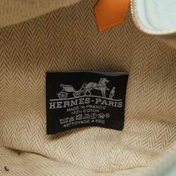 Hermes Eucalyptus Toile H Canvas Small Bride-a-Brac Case