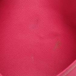 Pre Owned Hermes Rose Tyrien Epsom Leather Evelyne III GM Bag
