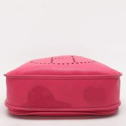 Pre Owned Hermes Rose Tyrien Epsom Leather Evelyne III GM Bag