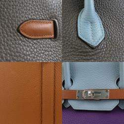 Pre Owned Hermes Multicolor Taurillon Clemence Leather Birkin 35 Tote Bag
