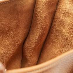 Pre Owned Hermes Gold Taurillon Clemence Leather Evelyne III GM Bag