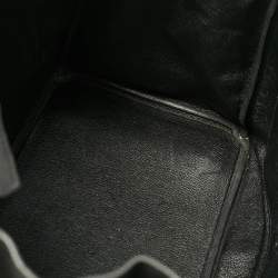 Hermes Noir Togo Leather Gold Finish Birkin 35 Bag