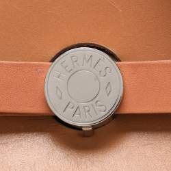 Hermès Natural/Green Toile Canvas and Vache Hunter Leather Herbag Zip 39 Bag