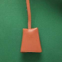 Hermès Natural/Green Toile Canvas and Vache Hunter Leather Herbag Zip 39 Bag