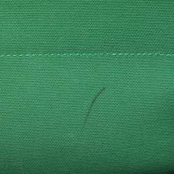Hermès Natural/Green Toile Canvas and Vache Hunter Leather Herbag Zip 39 Bag