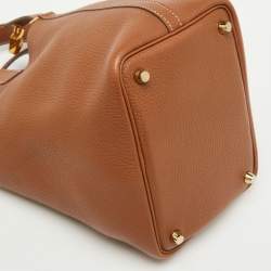 Hermes Gold Taurillon Clemence Leather Picotin Lock 18 Bag