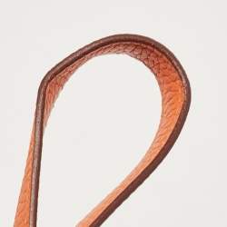 Hermes Orange Taurillon Clemence Leather Gold Finish Kelly Retourne 35 Bag