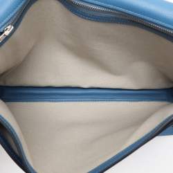 Hermes Azur Togo Steve Light Messenger Bag