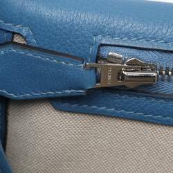 Hermes Azur Togo Steve Light Messenger Bag