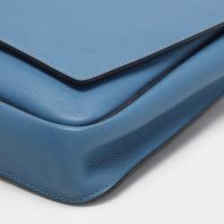 Hermes Azur Togo Steve Light Messenger Bag