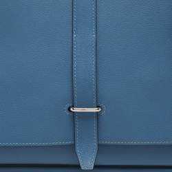 Hermes Azur Togo Steve Light Messenger Bag