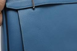 Hermes Azur Togo Steve Light Messenger Bag