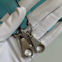 Hermes Blue Togo Leather Bolide 31 Bag