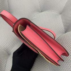 Hermes Summer Pink Swift Leather Constance 19 bag