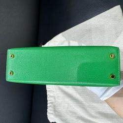 Hermes Green Chevre Mysore Mini Kelly Sellier 20 