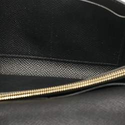Hermès Noir Epsom Leather Kelly To Go Wallet