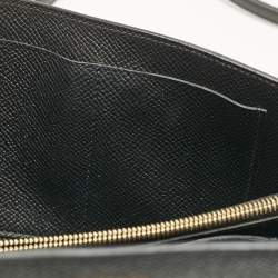 Hermès Noir Epsom Leather Kelly To Go Wallet