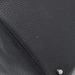 Hermès Noir Taurillon Clemence Leather Picotin Lock 22 Bag