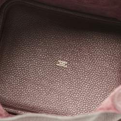 مملوكة مسبقًا Hermès Rouge Sellier Taurillon Clemence Leather Picotin Lock 22 Bag