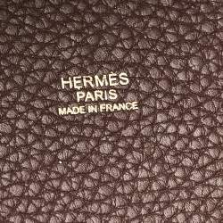 مملوكة مسبقًا Hermès Rouge Sellier Taurillon Clemence Leather Picotin Lock 22 Bag