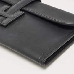 Hermes Bleu Indigo Swift Leather Elan Jige 29 Clutch