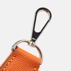 Pre Owned Hermes Feu Epsom Leather Evelyne III GM Bag
