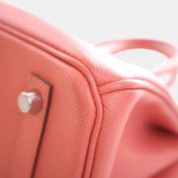 Pre Owned Hermes Flamingo Epsom Leather Birkin 30 Bag