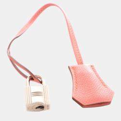 Pre Owned Hermes Flamingo Epsom Leather Birkin 30 Bag