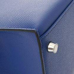 Hermes Blue Electric Togo Leather Kelly 28 Bag
