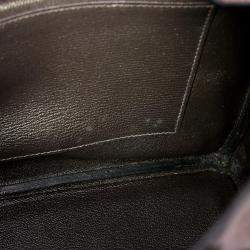 Pre Owned Hermes Ebene Ostrich Leather Birkin 30 Bag
