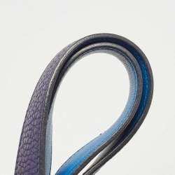 Hermes Bleu Encre/Bleu Zellige Taurillon Clemence Leather Picotin Lock 22 Bag