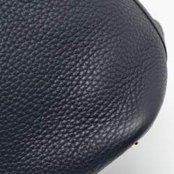Hermès Bleu Nuit/Noir/Bleu Zanzibar Taurillon Clemence Leather Picotin Lock 22 Bag