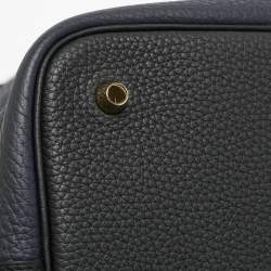 Hermès Bleu Nuit/Noir/Bleu Zanzibar Taurillon Clemence Leather Picotin Lock 22 Bag