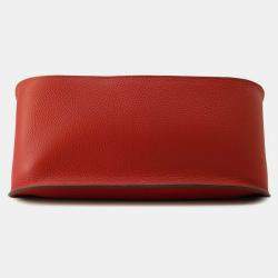 Hermes Bicolor Rouge Casaque/Rouge H Taurillon Clemence Jypsiere 31 Bag