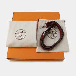 Hermes Bicolor Rouge Casaque/Rouge H Taurillon Clemence Jypsiere 31 Bag