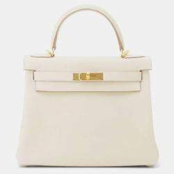 Hermes Craie Togo Leather Kelly Retourne 28 Bag