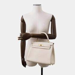  Hermes Craie Togo Leather Kelly Retourne 28 Bag